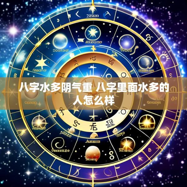 八字水多阴气重 八字里面水多的人怎么样