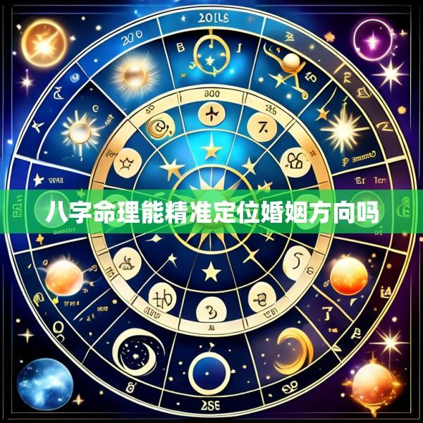 八字命理能精准定位婚姻方向吗