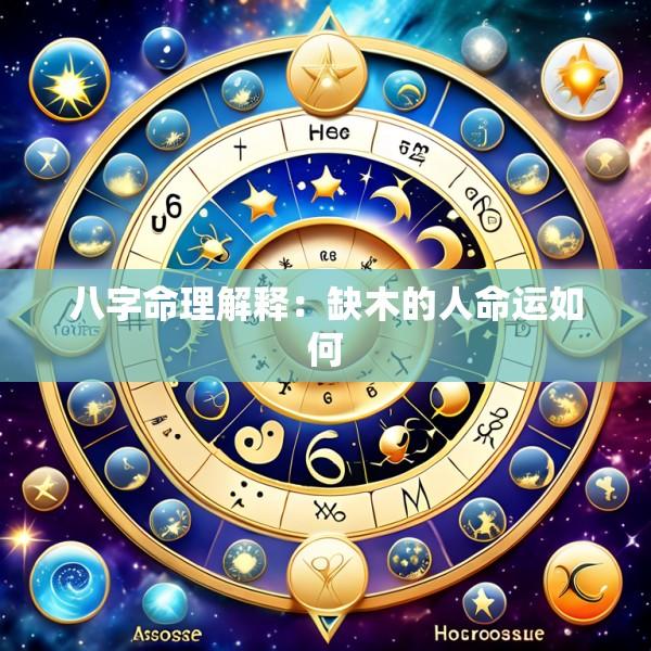 八字命理解释：缺木的人命运如何
