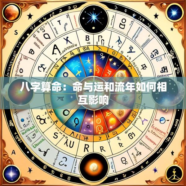 八字算命：命与运和流年如何相互影响