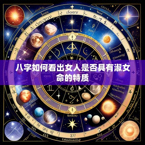 八字如何看出女人是否具有淑女命的特质