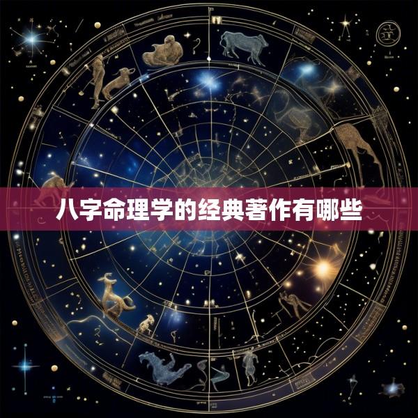 八字命理学的经典著作有哪些