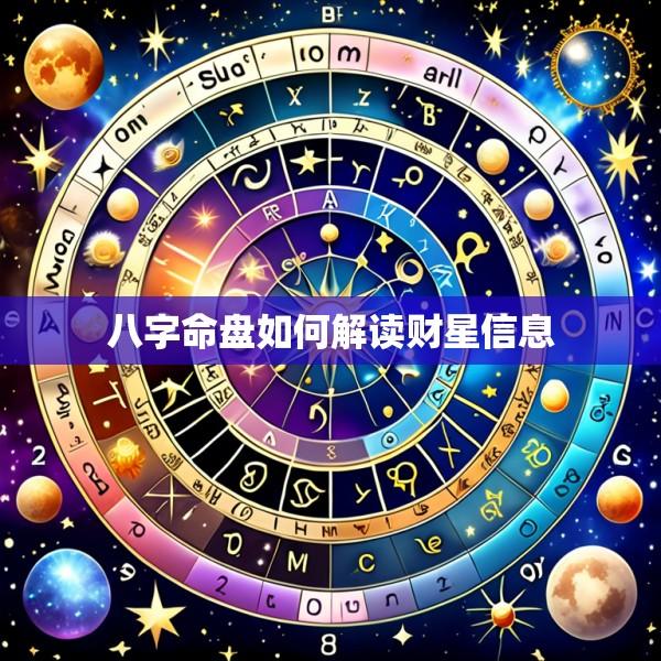 八字命盘如何解读财星信息