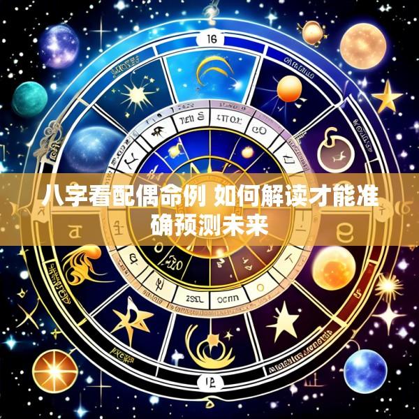 八字看配偶命例 如何解读才能准确预测未来