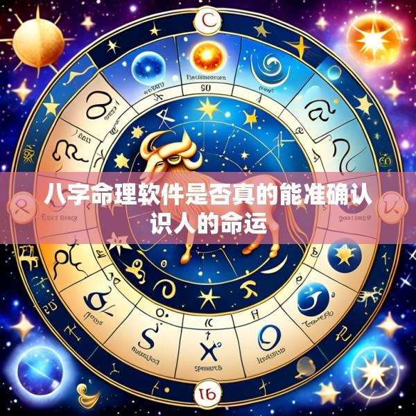 八字命理软件是否真的能准确认识人的命运