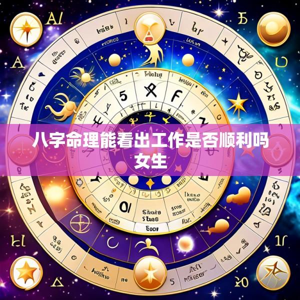 八字命理能看出工作是否顺利吗女生