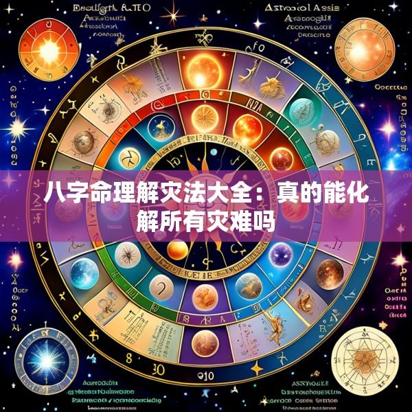 八字命理解灾法大全：真的能化解所有灾难吗