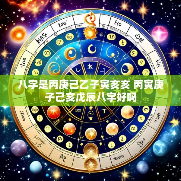 八字是丙庚己乙子寅亥亥 丙寅庚子己亥戊辰八字好吗