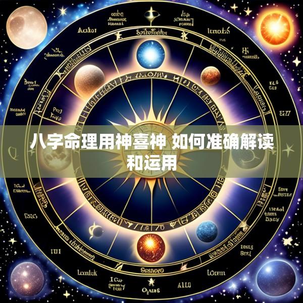 八字命理用神喜神 如何准确解读和运用