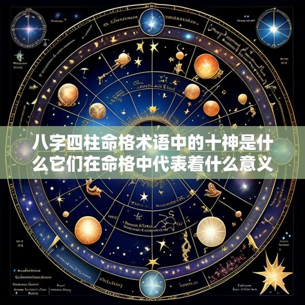 八字四柱命格术语中的十神是什么它们在命格中代表着什么意义