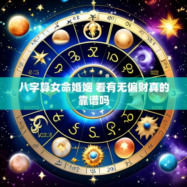 八字算女命婚姻 看有无偏财真的靠谱吗