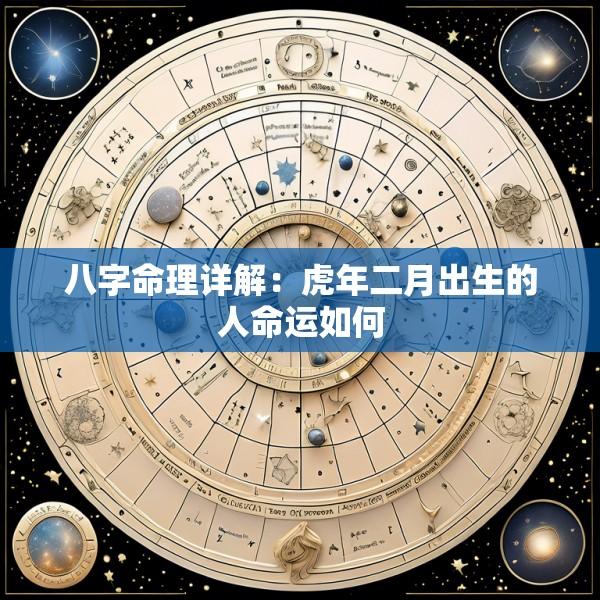 八字命理详解：虎年二月出生的人命运如何