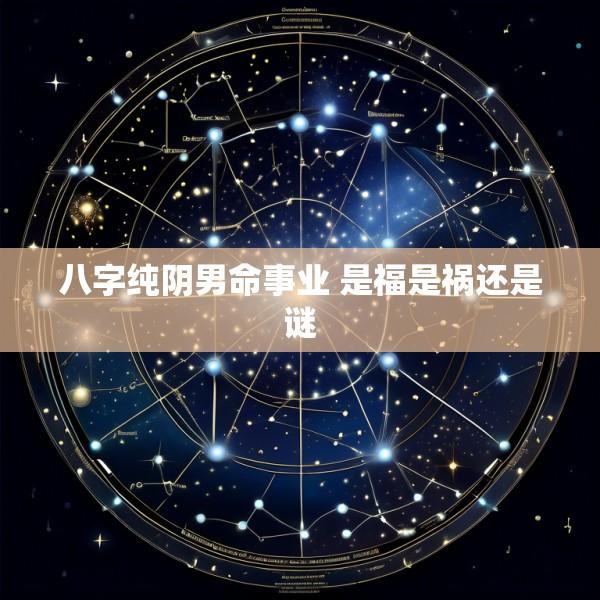 八字纯阴男命事业 是福是祸还是谜