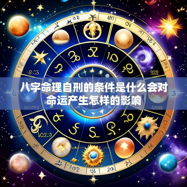八字命理自刑的条件是什么会对命运产生怎样的影响
