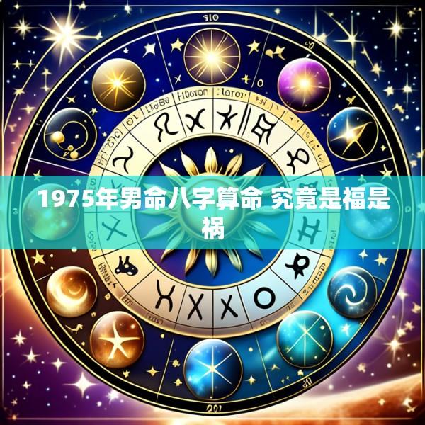 1975年男命八字算命 究竟是福是祸