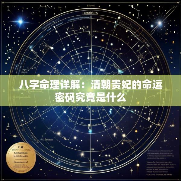八字命理详解：清朝贵妃的命运密码究竟是什么