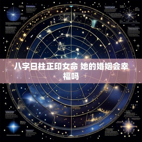 八字日柱正印女命 她的婚姻会幸福吗