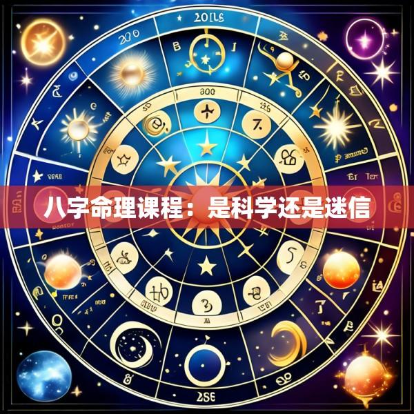 八字命理课程：是科学还是迷信