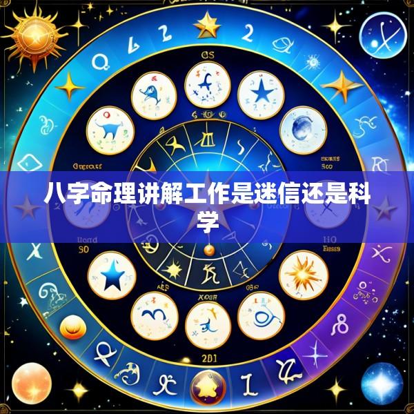 八字命理讲解工作是迷信还是科学