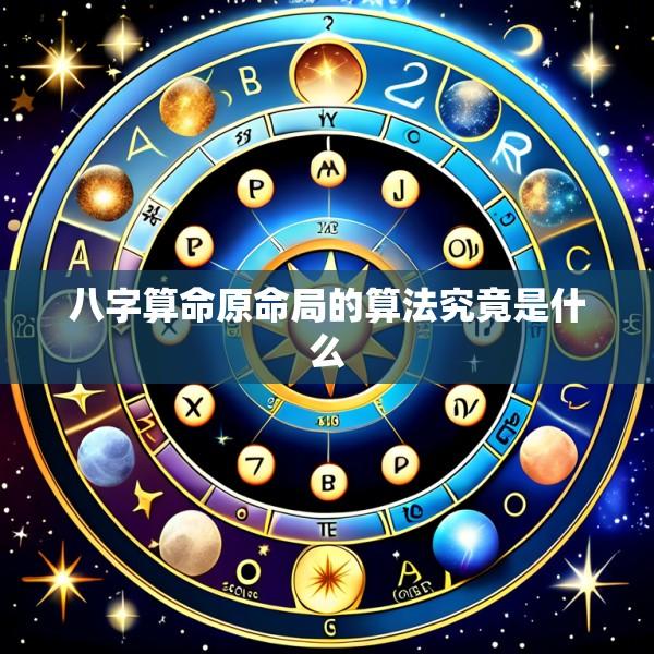 八字算命原命局的算法究竟是什么