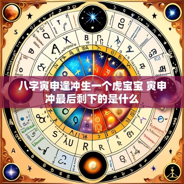 八字寅申逢冲生一个虎宝宝 寅申冲最后剩下的是什么