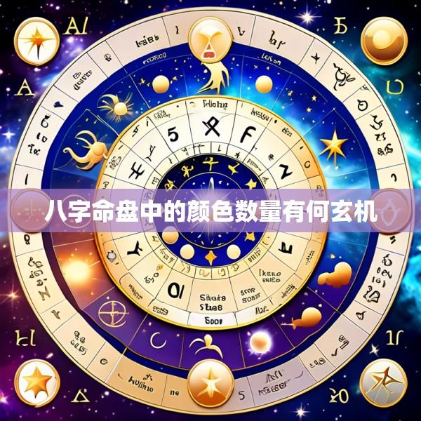 八字命盘中的颜色数量有何玄机