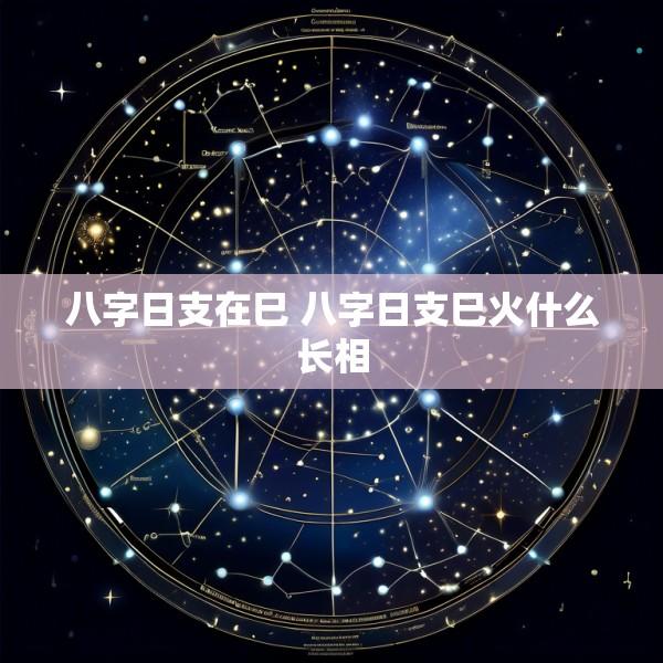 八字日支在巳 八字日支巳火什么长相