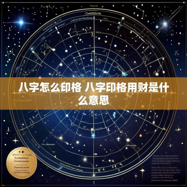 八字怎么印格 八字印格用财是什么意思