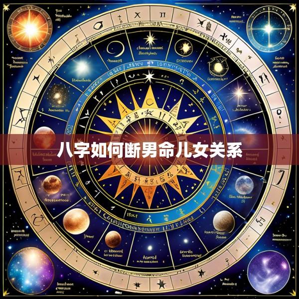 八字如何断男命儿女关系