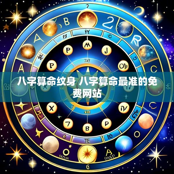 八字算命纹身 八字算命最准的免费网站