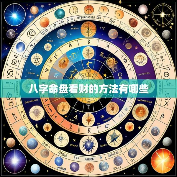 八字命盘看财的方法有哪些