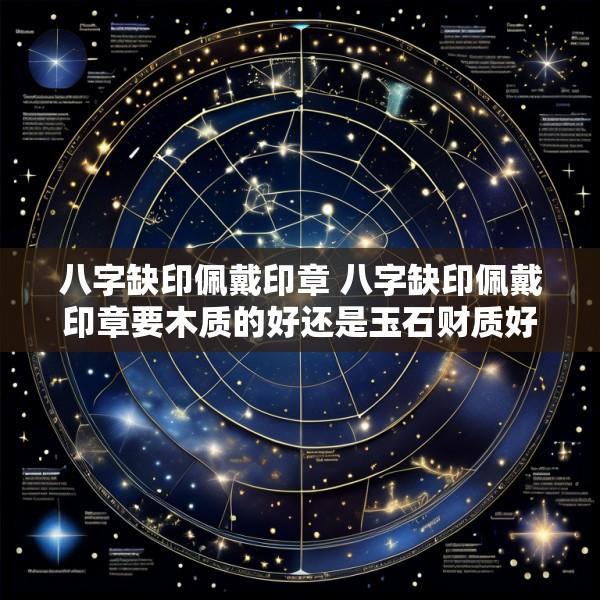 八字缺印佩戴印章 八字缺印佩戴印章要木质的好还是玉石财质好