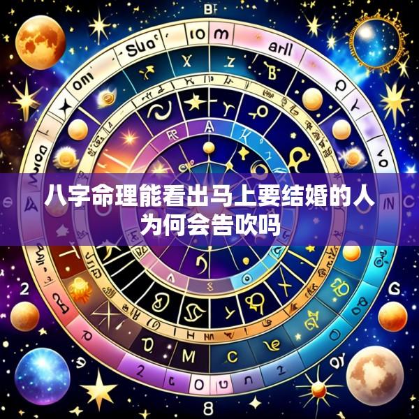 八字命理能看出马上要结婚的人为何会告吹吗