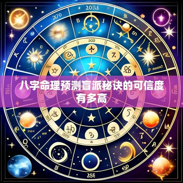 八字命理预测盲派秘诀的可信度有多高