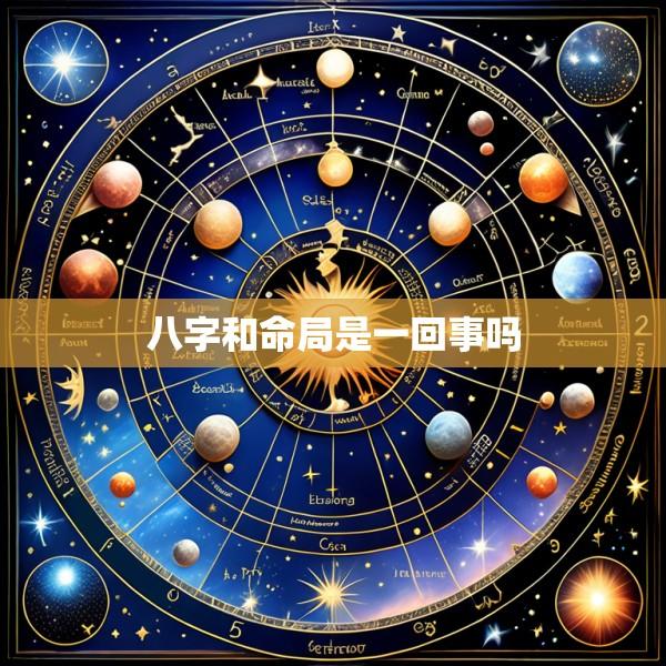 八字和命局是一回事吗