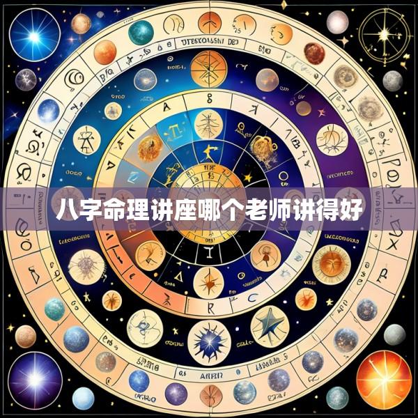 八字命理讲座哪个老师讲得好