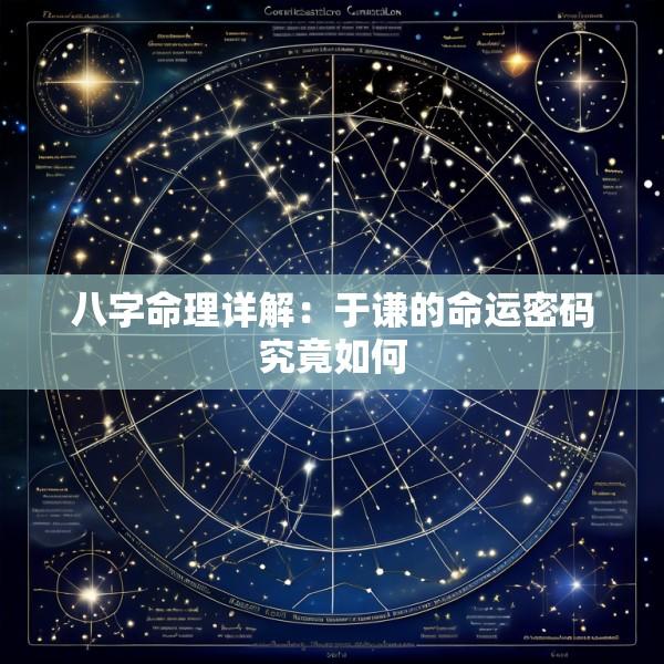 八字命理详解：于谦的命运密码究竟如何