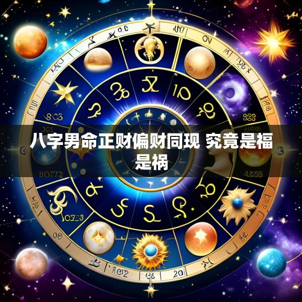 八字男命正财偏财同现 究竟是福是祸