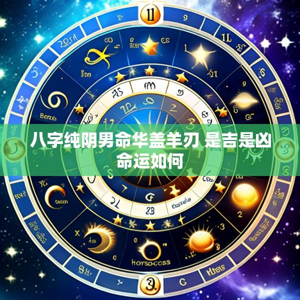八字纯阴男命华盖羊刃 是吉是凶命运如何