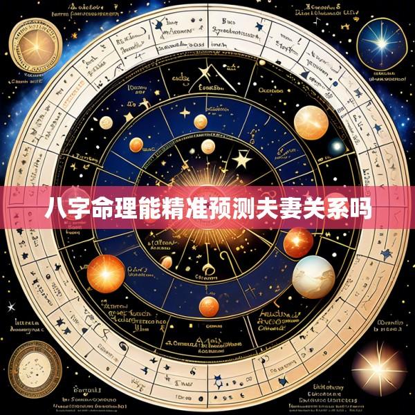 八字命理能精准预测夫妻关系吗