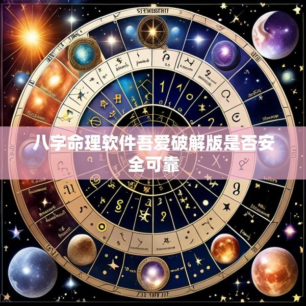 八字命理软件吾爱破解版是否安全可靠
