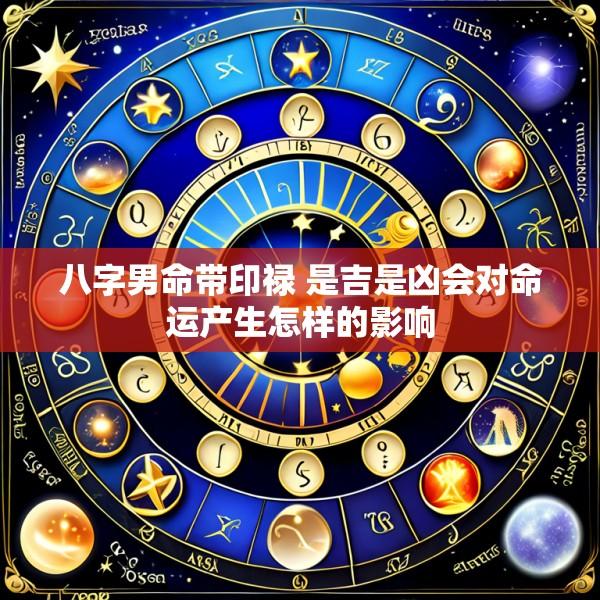 八字男命带印禄 是吉是凶会对命运产生怎样的影响