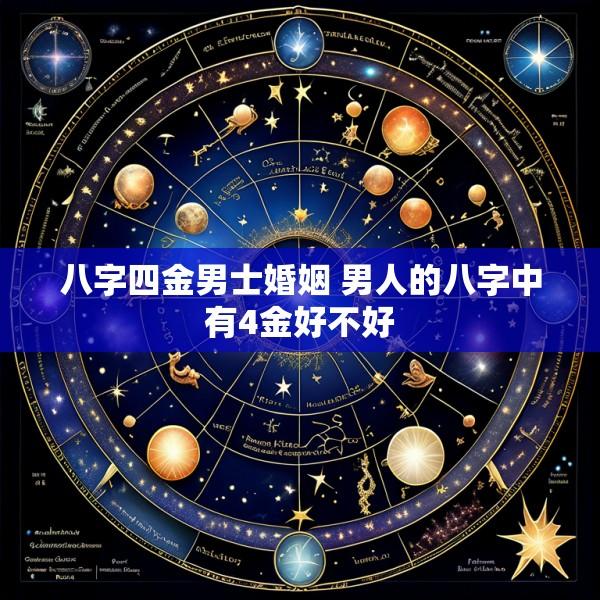 八字四金男士婚姻 男人的八字中有4金好不好