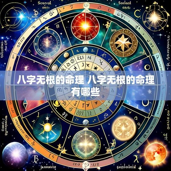 八字无根的命理 八字无根的命理有哪些