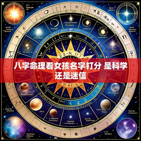 八字命理看女孩名字打分 是科学还是迷信