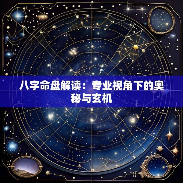 八字命盘解读：专业视角下的奥秘与玄机