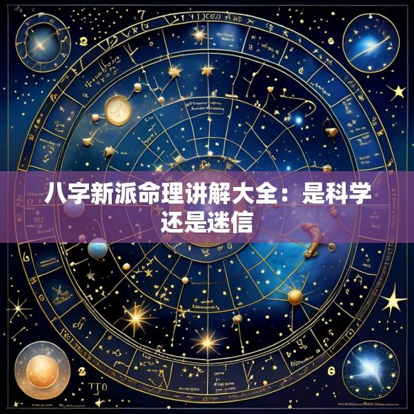八字新派命理讲解大全：是科学还是迷信