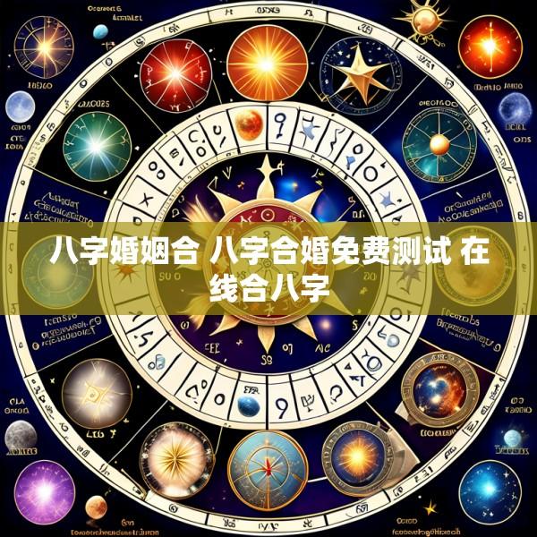 八字婚姻合 八字合婚免费测试 在线合八字