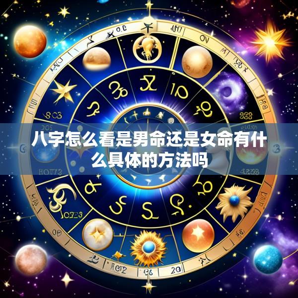 八字怎么看是男命还是女命有什么具体的方法吗