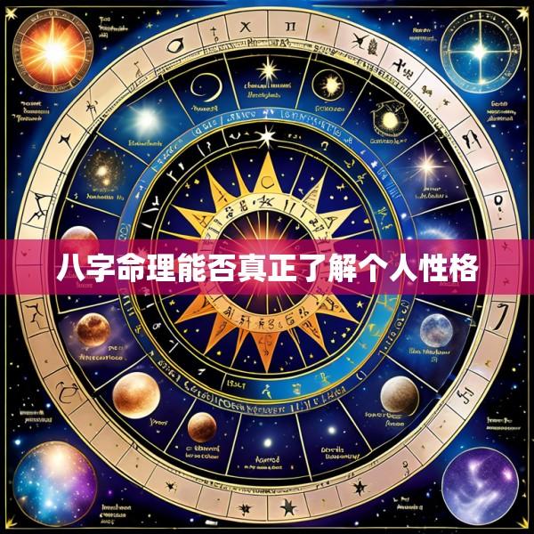 八字命理能否真正了解个人性格
